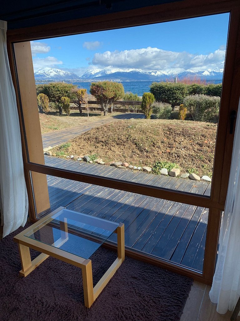 Aluguel temporário em frente ao lago Bariloche Dina Huapi