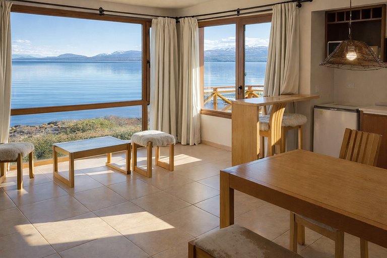 Temporary rental Bariloche Dina Huapi Lake Front
