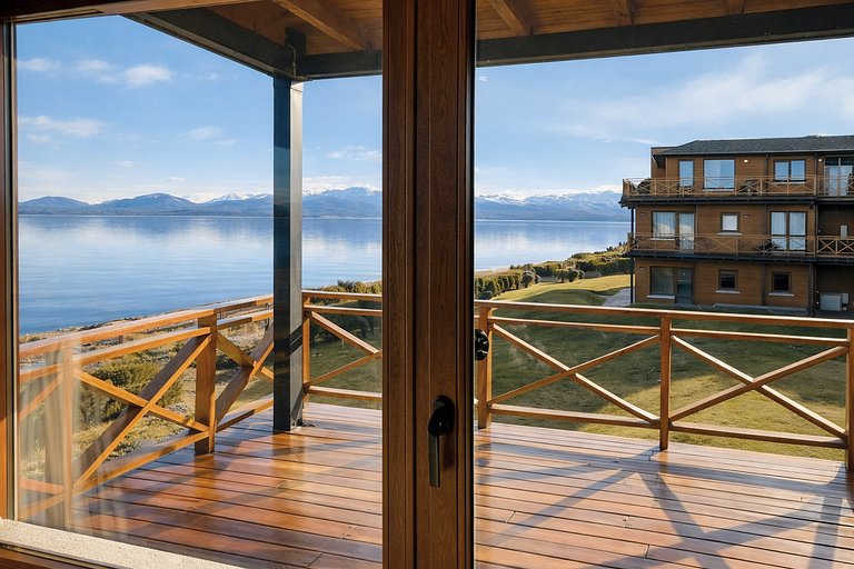 Aluguel por temporada Bariloche frente ao lago Dina Huapi